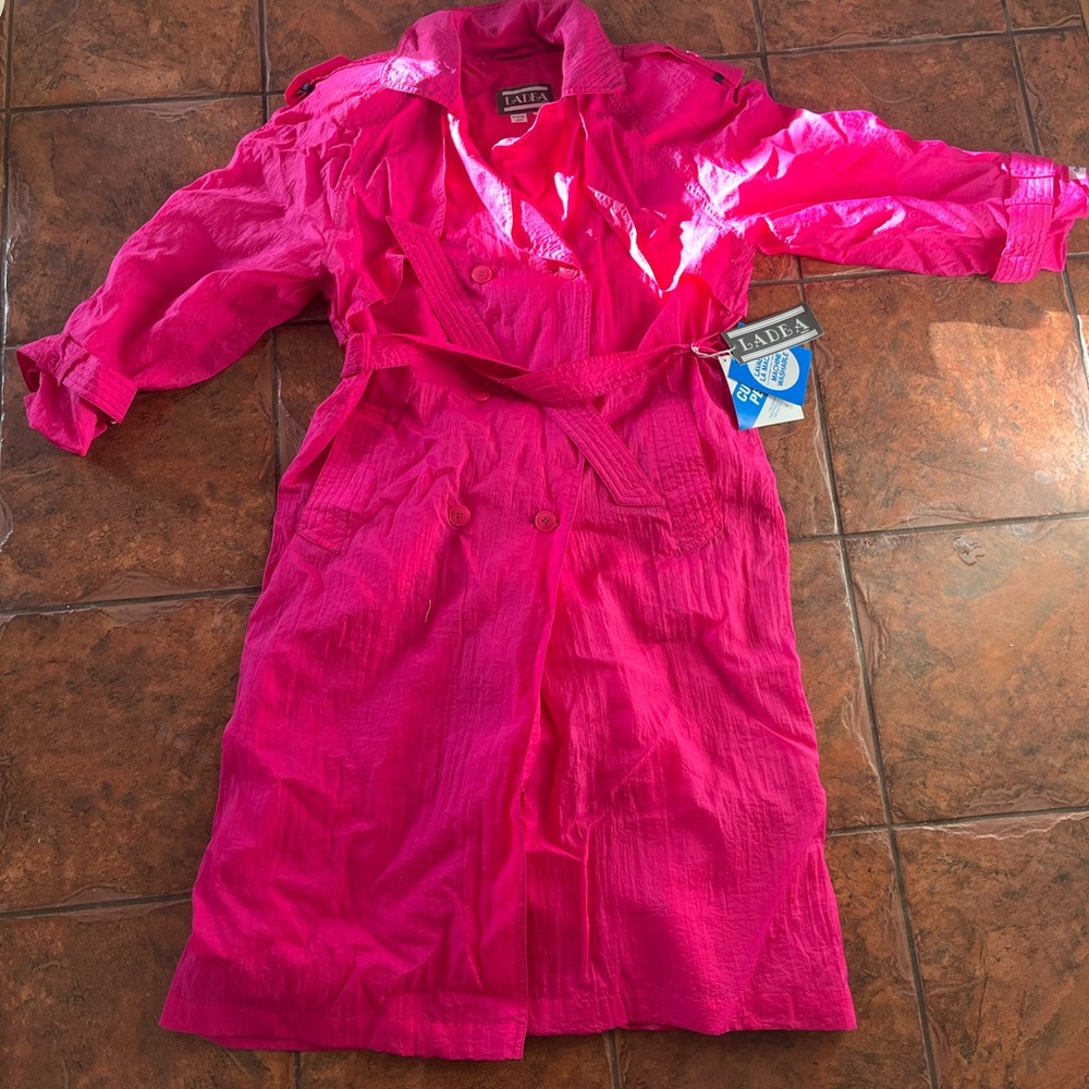 Hot Pink 80s Coat!